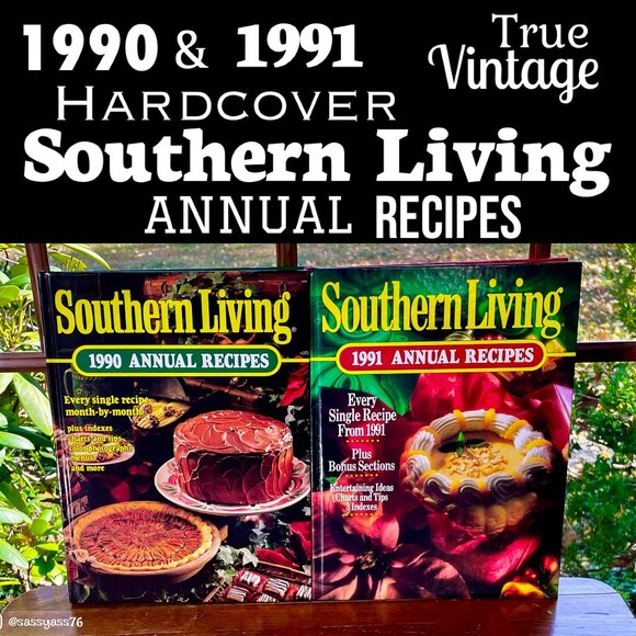 Vintage Other - ▪️VTG▪️1990 & 1991 SOUTHERN LIVING Hardcover Annual Recipe Books